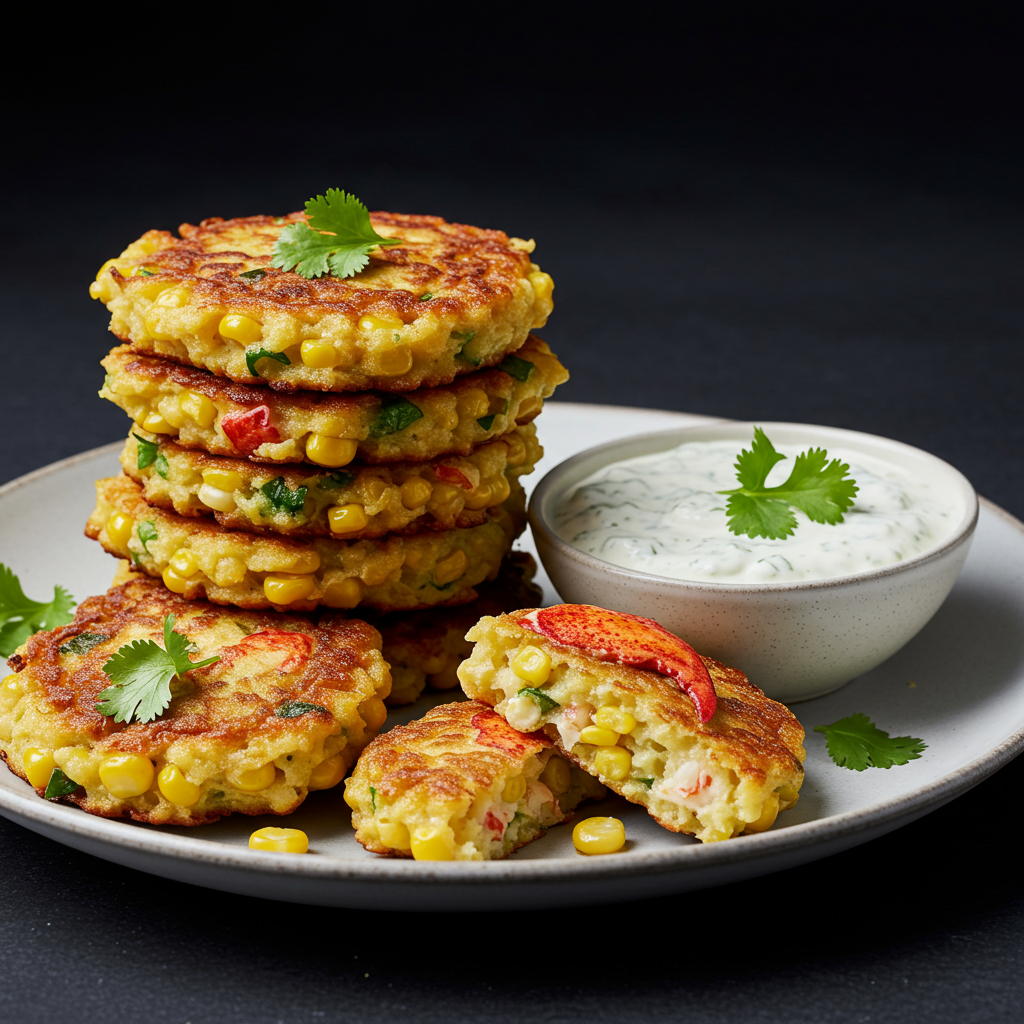 9. Lobster and Corn Fritters
