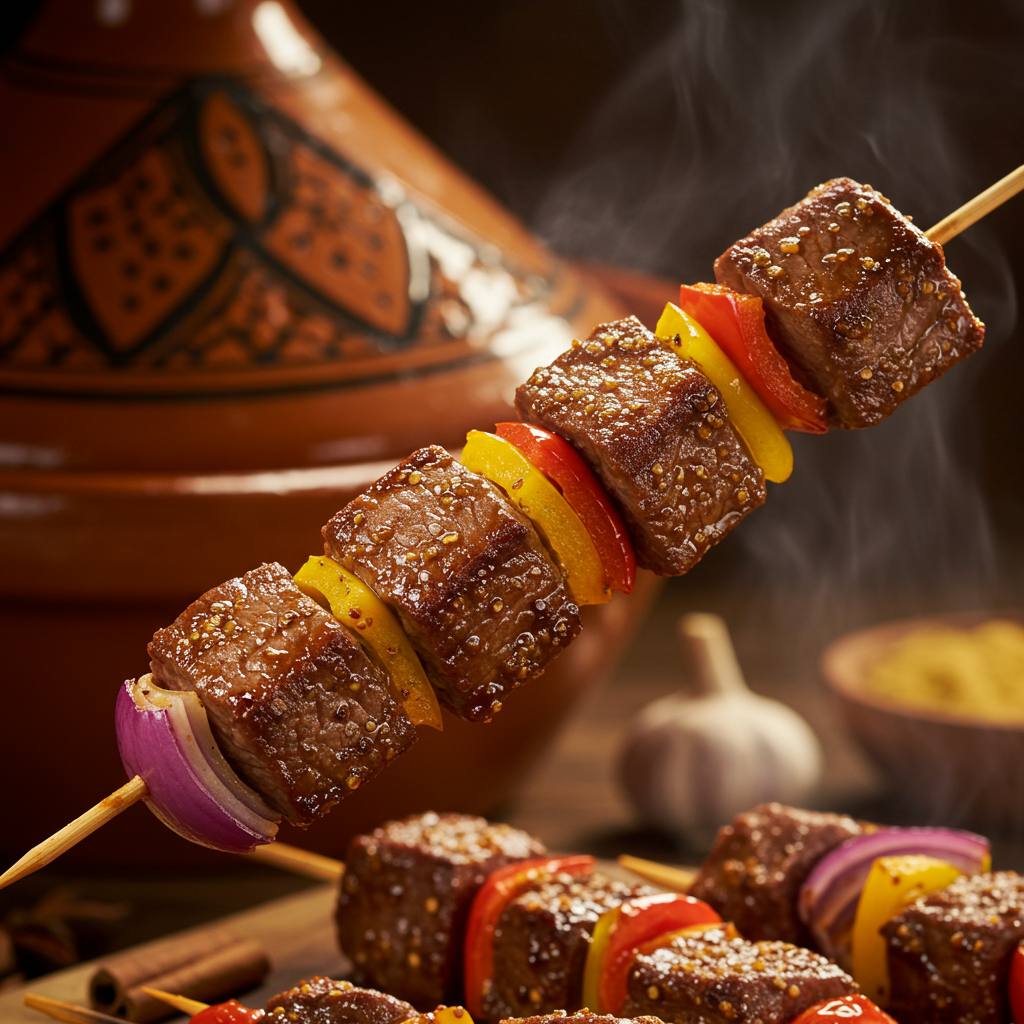 9: Moroccan-Spiced Steak Kebabs