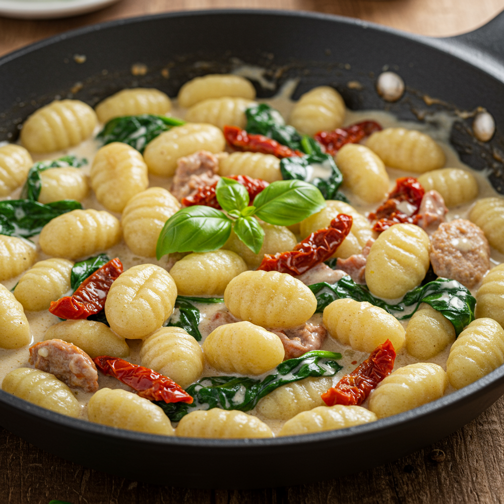 9. Tuscan Vegan Gnocchi