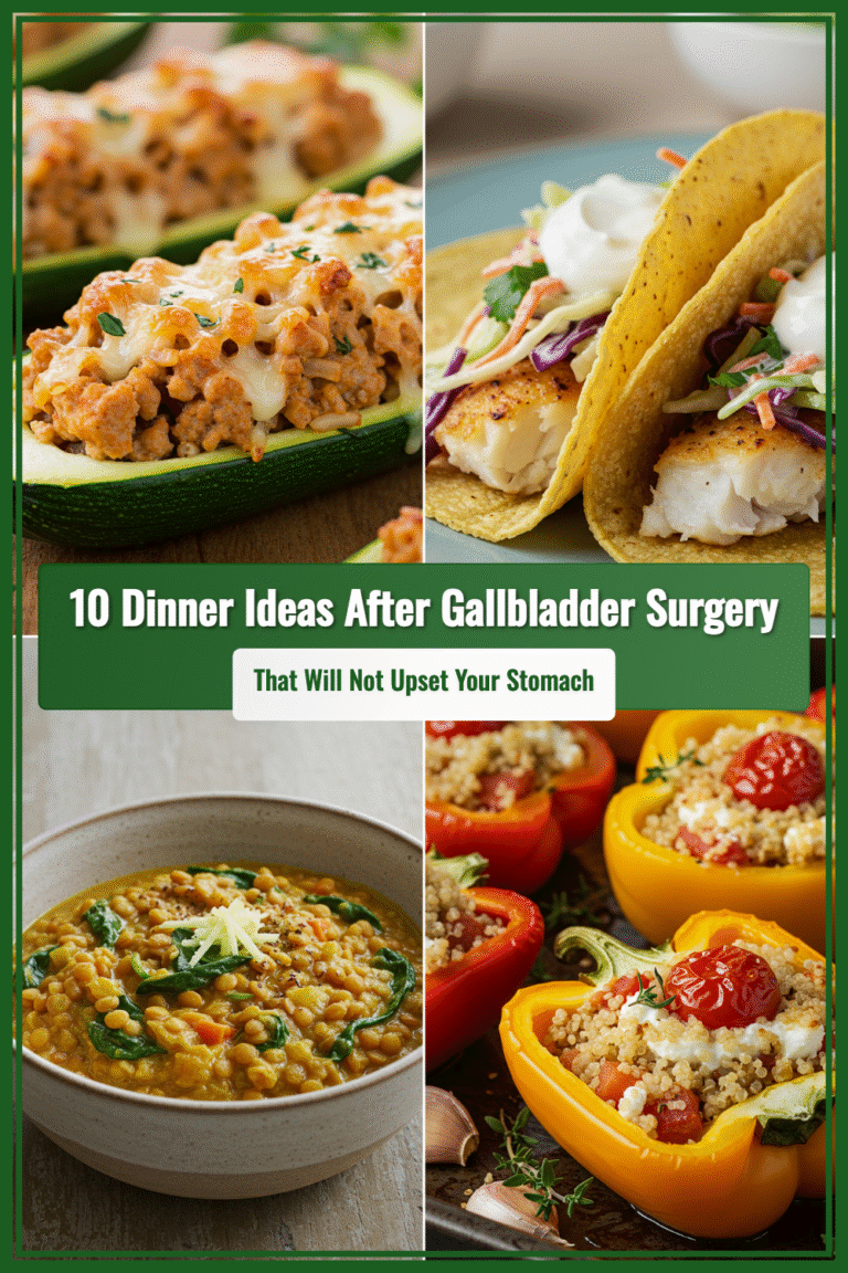 10 Dinner Ideas After Gallbladder Surgery That Won’t Upset Your Stomach