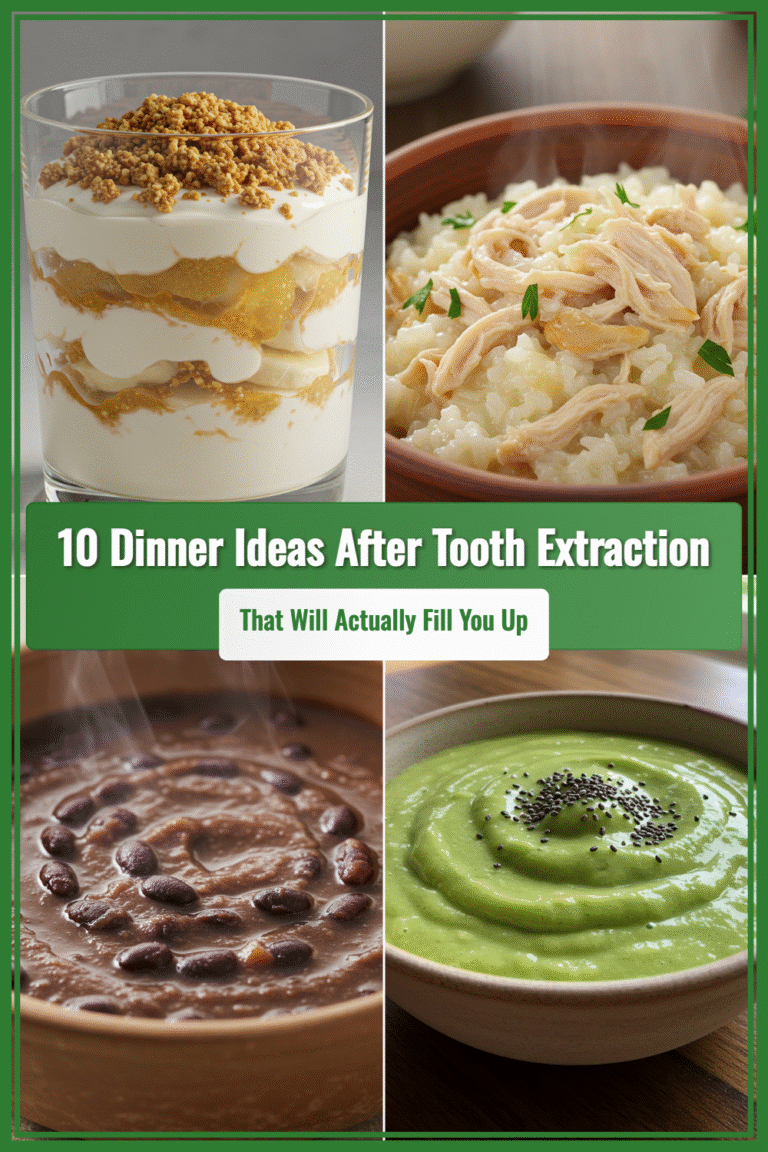 10 Dinner Ideas After Tooth Extraction That’ll Actually Fill You Up
