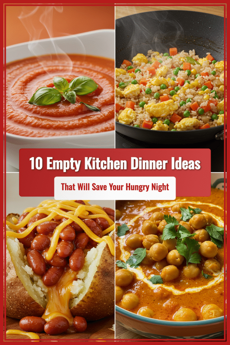 10 Empty Kitchen Dinner Ideas That’ll Save Your Hungry Night