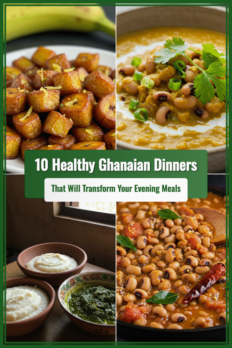 10 Healthy Ghanaian Dinner Recipes That’ll Transform Your Evening Meals