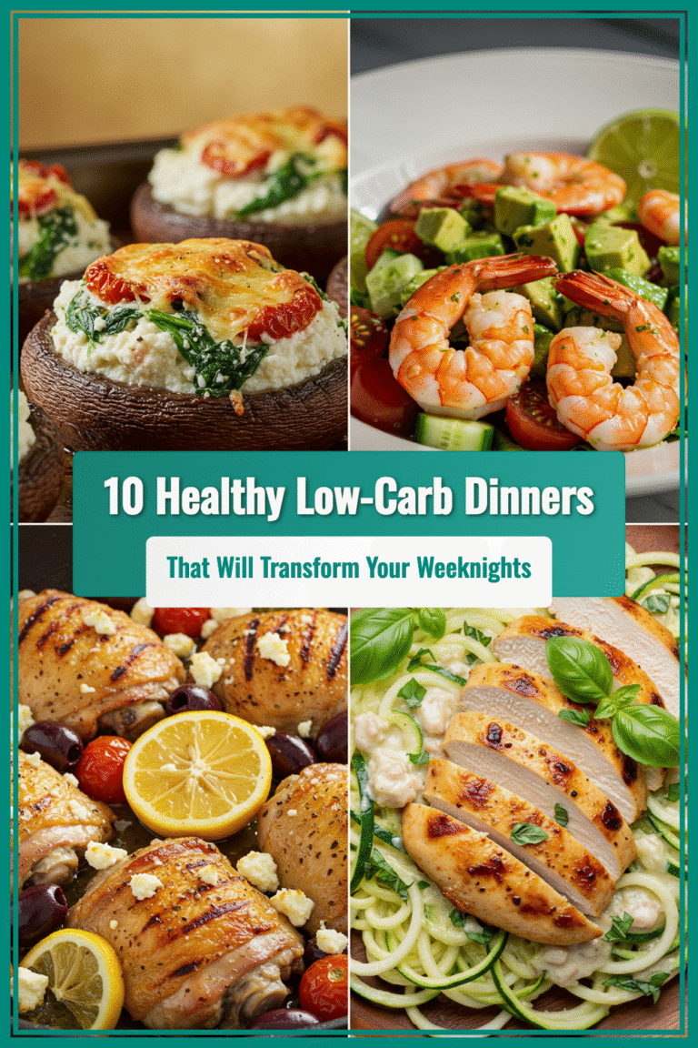 10 Healthy Low-Carb Dinner Recipes That’ll Transform Your Weeknights