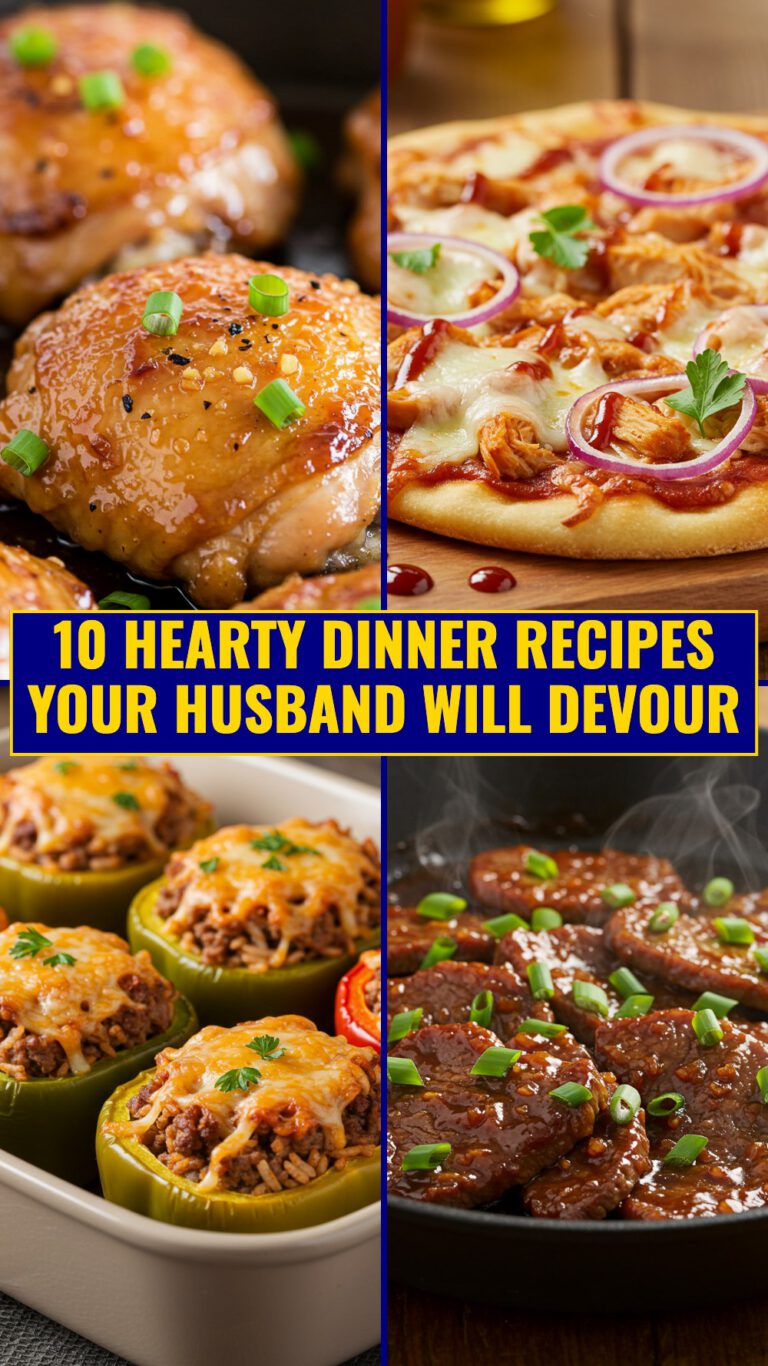 10 Hearty Dinner Recipes Your Husband Will Devour