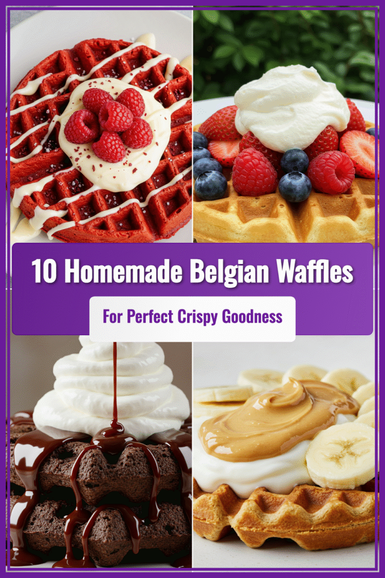 10 Homemade Belgian Waffle Recipes for Perfect Crispy Goodness