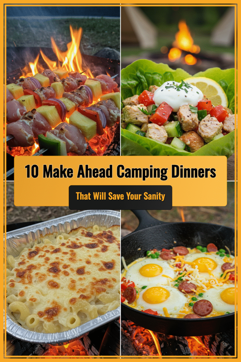 10 Make Ahead Camping Dinners That’ll Save Your Sanity