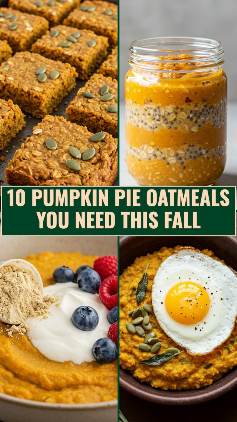 10 Pumpkin Pie Oatmeals You Need This Fall