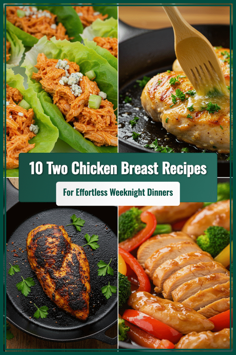 10 Two Chicken Breast Recipes for Effortless Weeknight Dinners