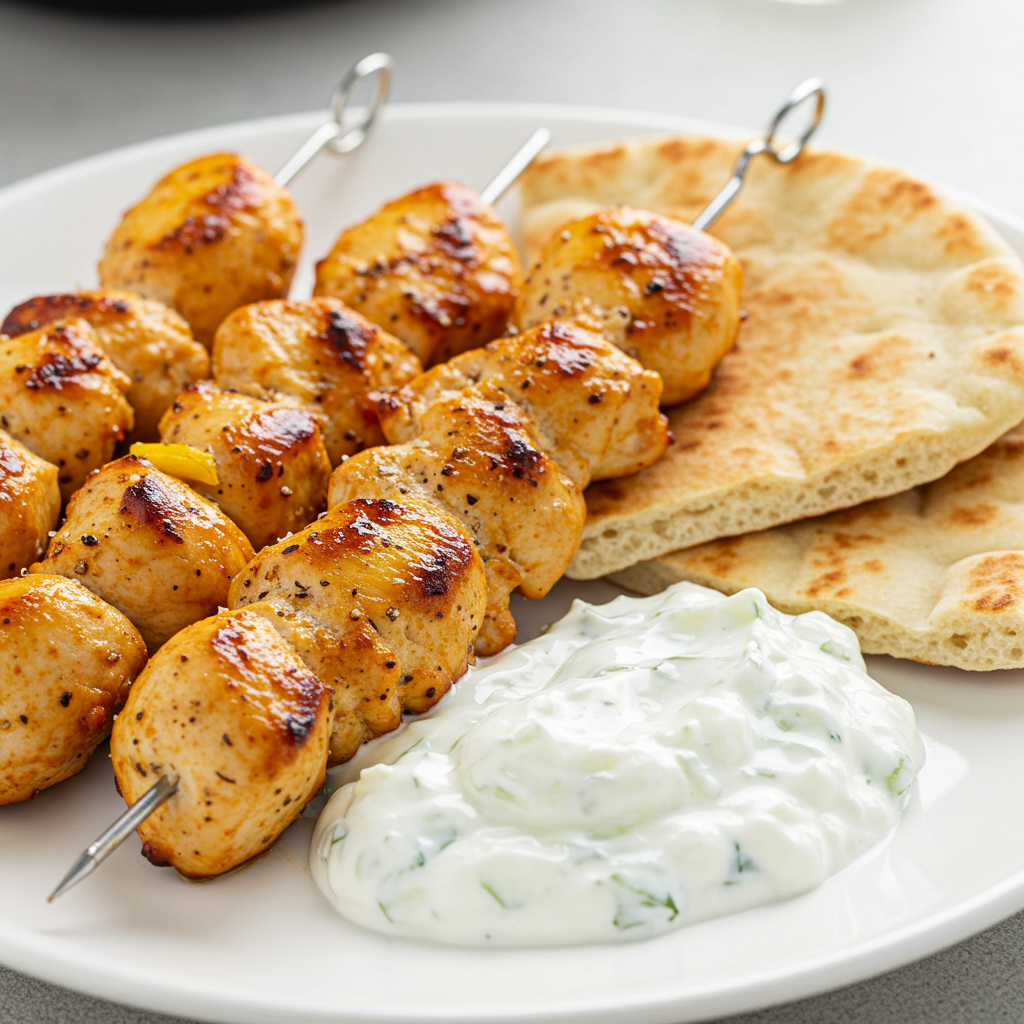 10. Air Fryer Greek-Style Chicken Skewers