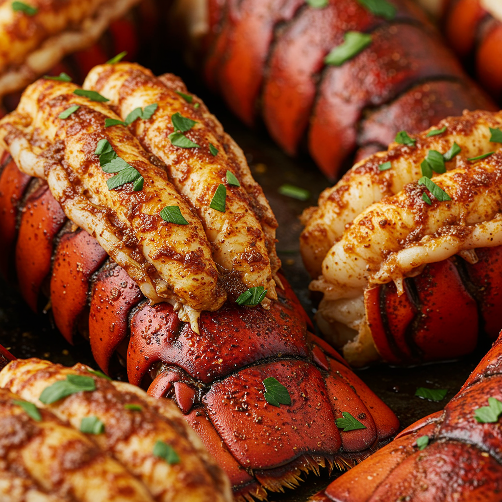 10. Cajun-Spiced Lobster Tails