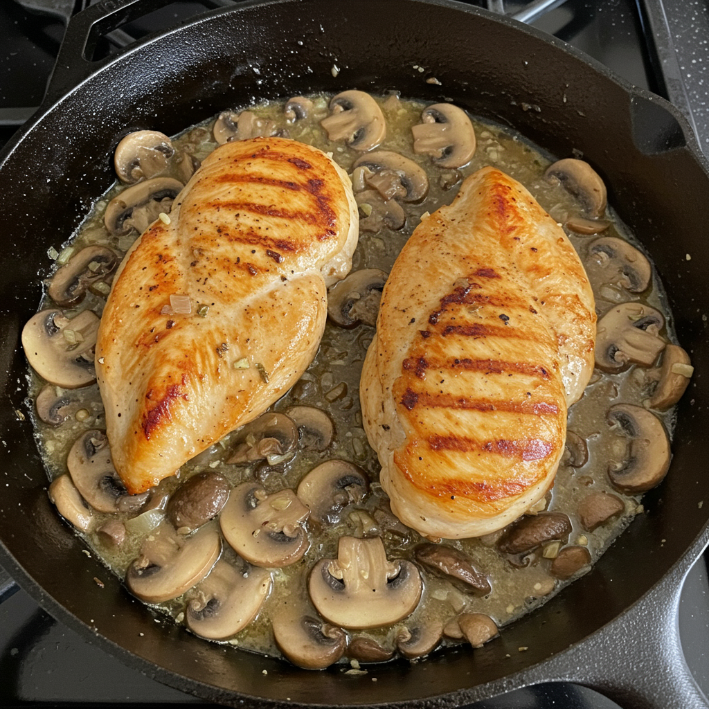 10. Classic Sautéed Chicken and Mushrooms