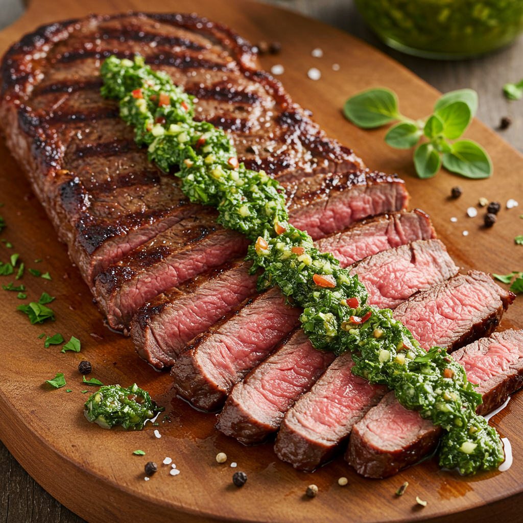 10. Garlic Chimichurri Steak