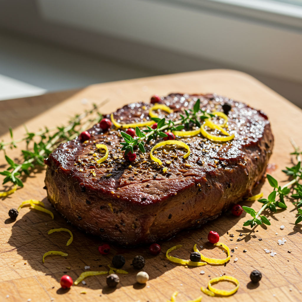 10. Lemon-Pepper Sirloin