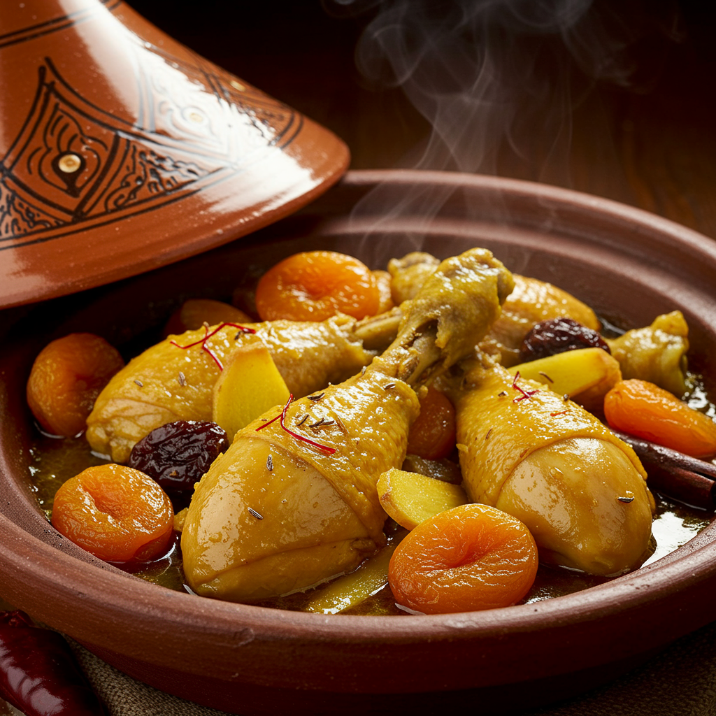 10. Moroccan Spiced Chicken Tagine