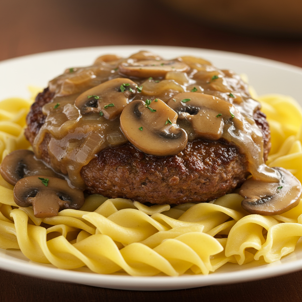 10. Salisbury Steak Style Hamburger Steak