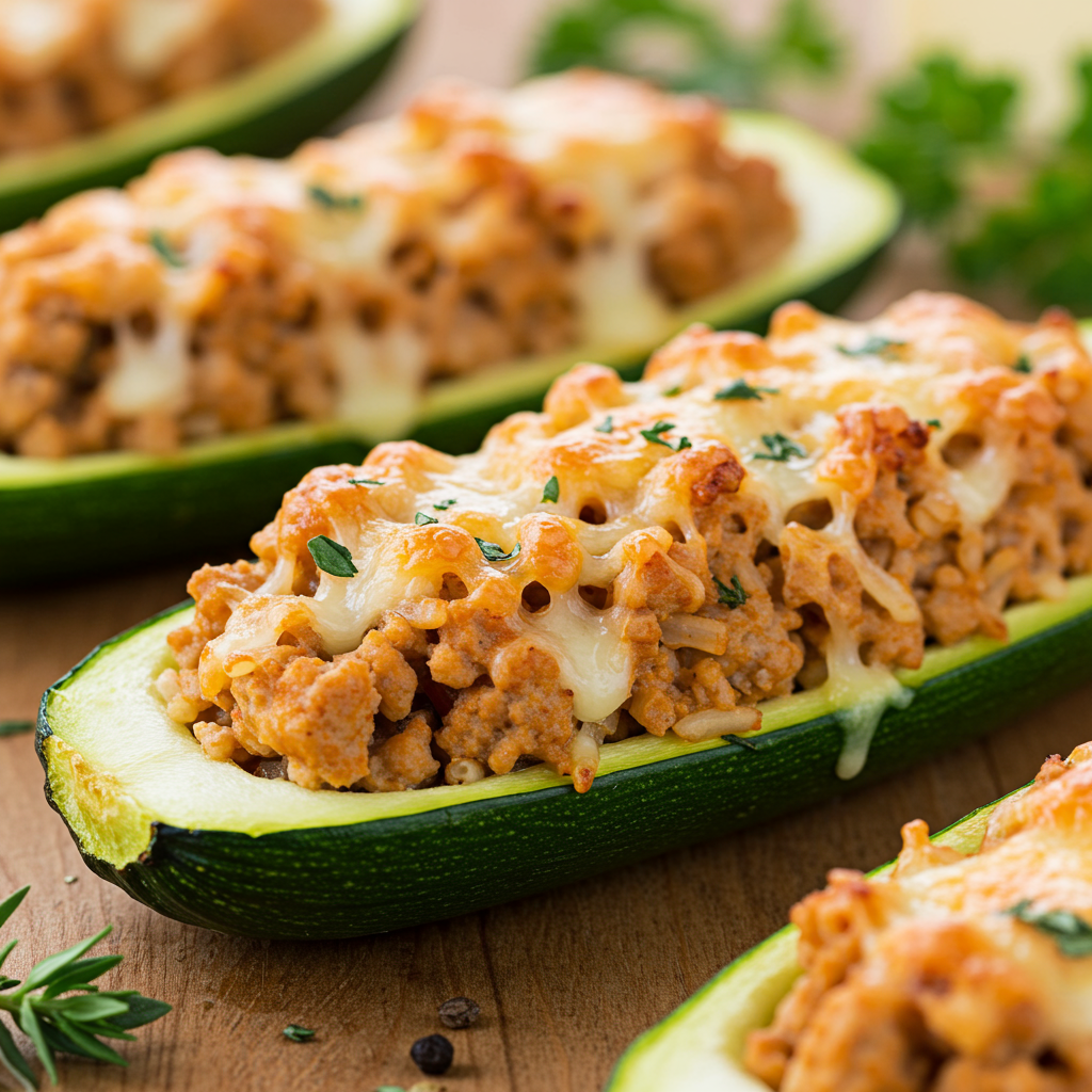 10. Stuffed Zucchini Boats