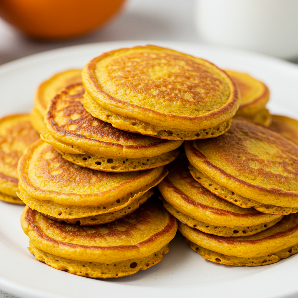 10. Two-Ingredient Pumpkin Pancakes