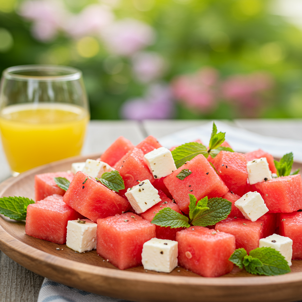 10. Watermelon Feta Mint Salad