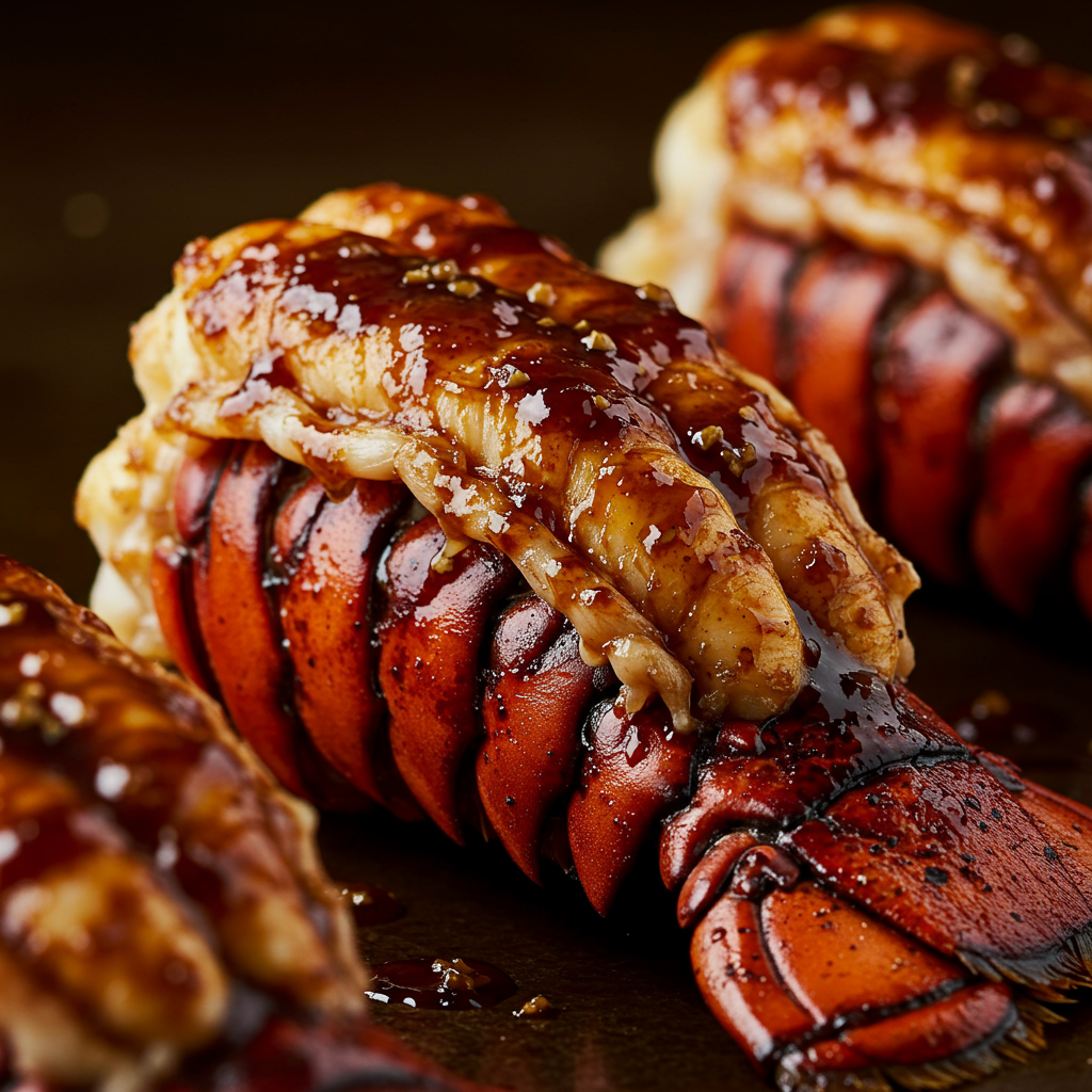 11. Bourbon Glazed Grilled Lobster