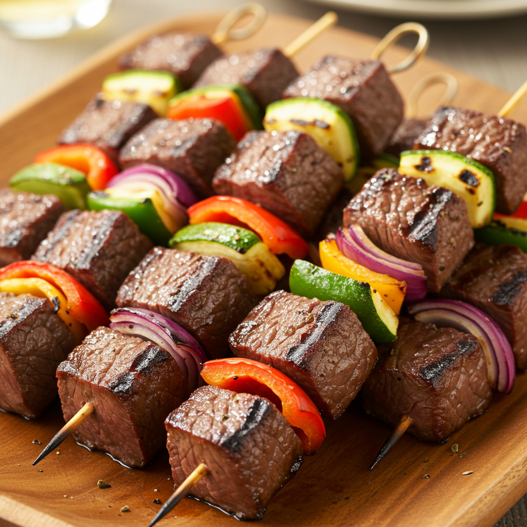 11. Elk Steak Kabobs