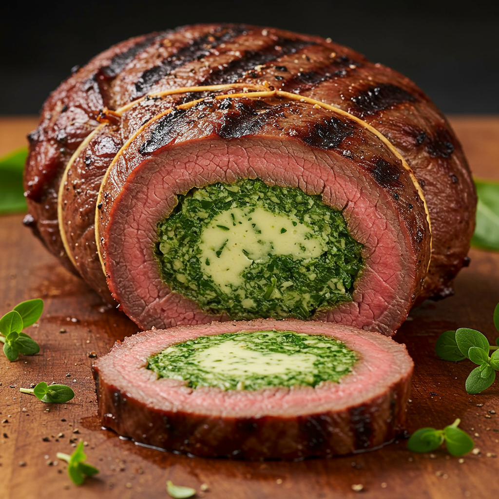 11. Herb-Butter Stuffed Flank Steak