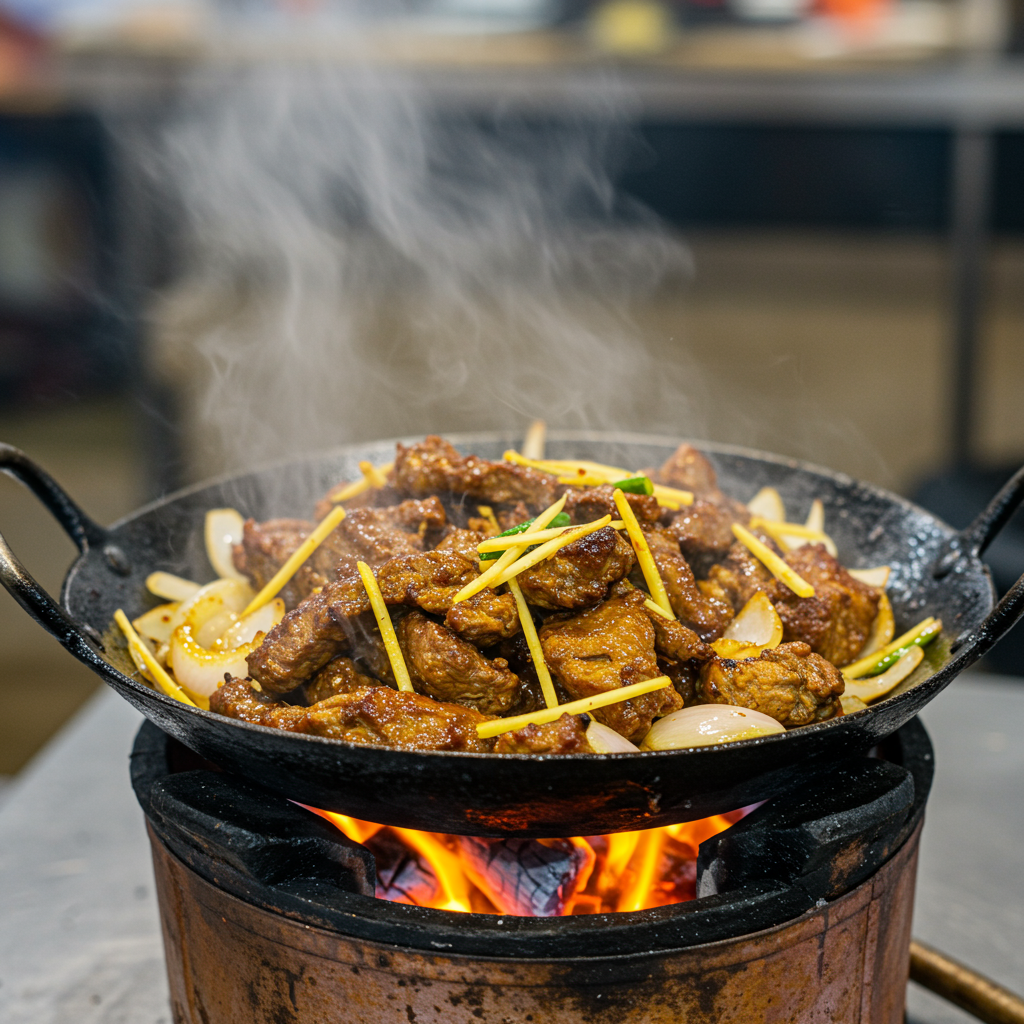 11. Karahi Mutton Kebab – Wok-Style Wonder