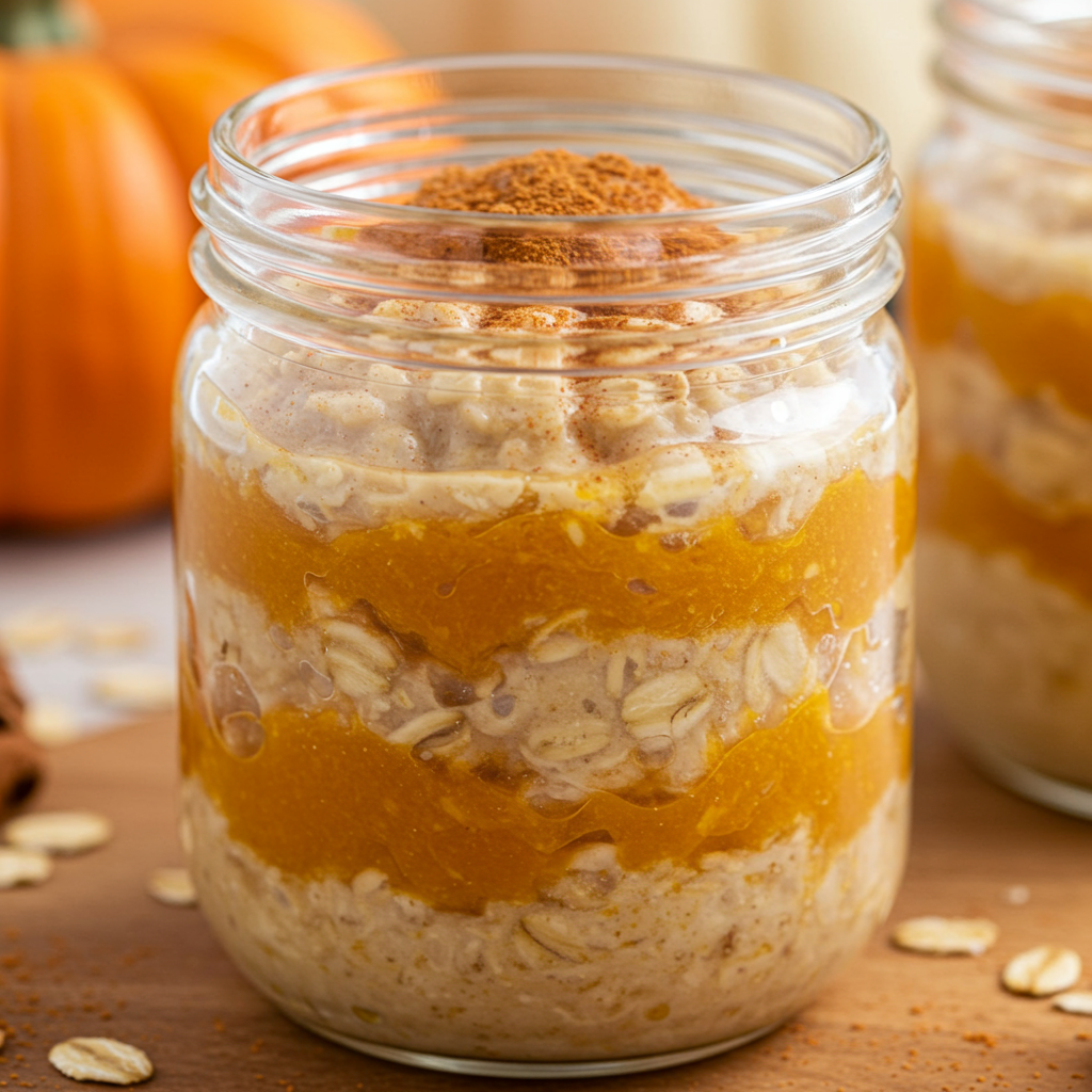 11. Pumpkin Spice Overnight Oats