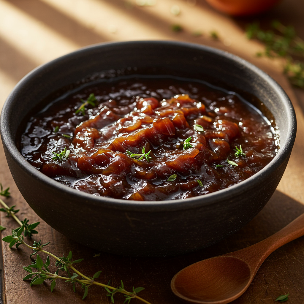 11. Slow-Cooked Onion and Thyme Gravy