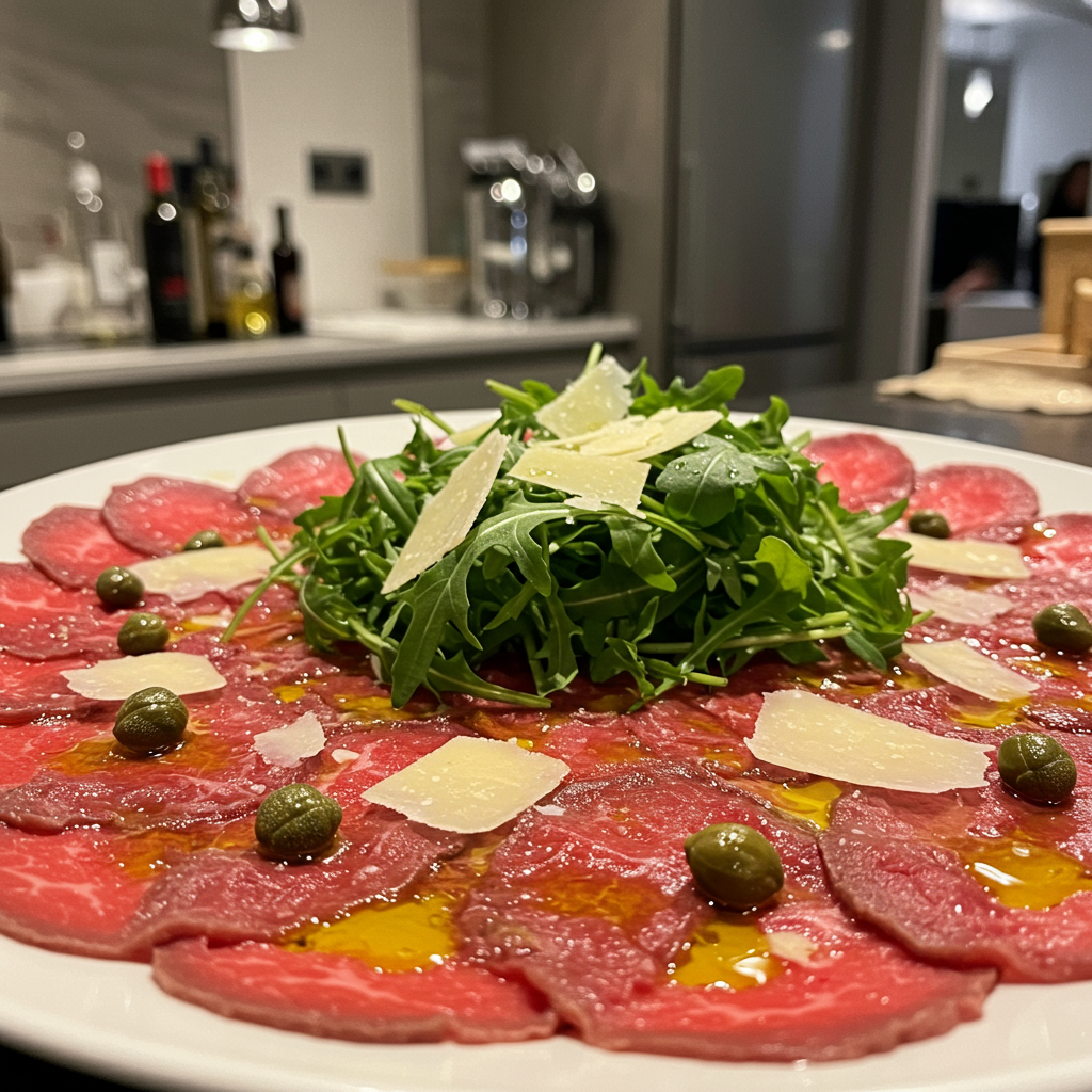 11. Steak Carpaccio with Arugula