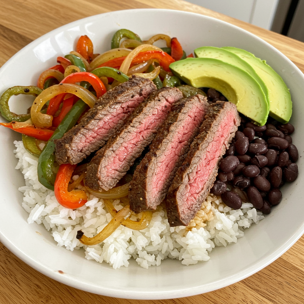 11. Steak Fajita Bowls