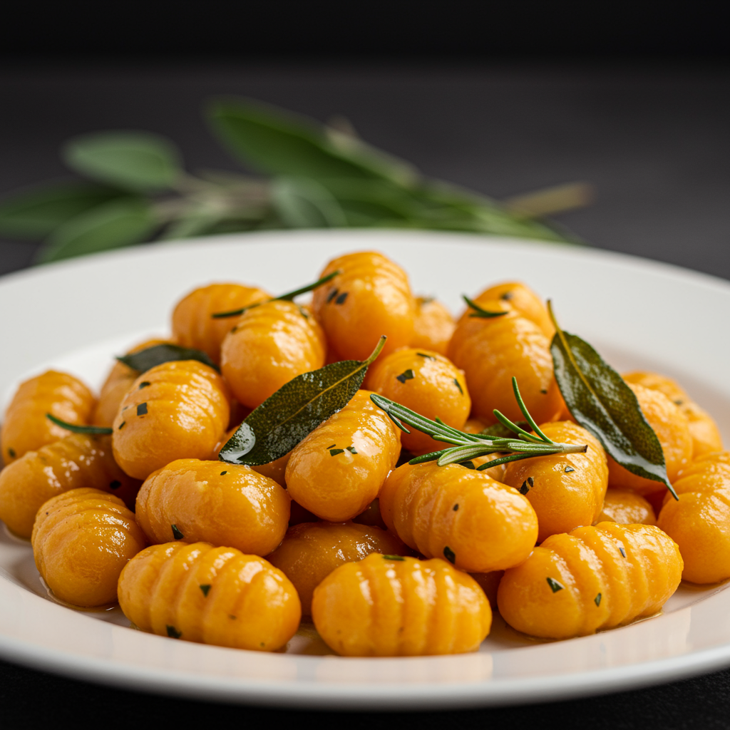 11. Sweet Potato Gnocchi in Herbed Butter