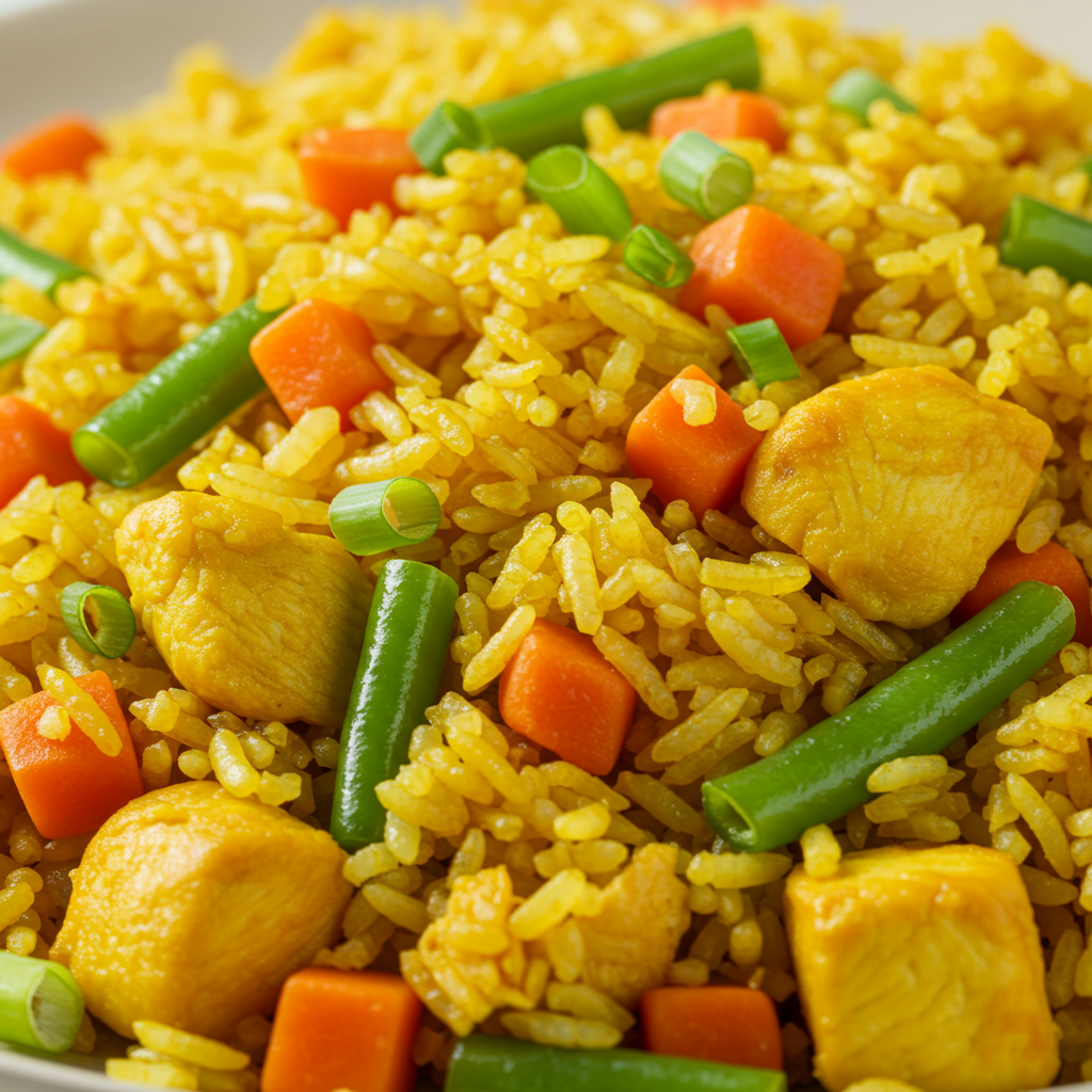 11. Turmeric Chicken Fried Rice