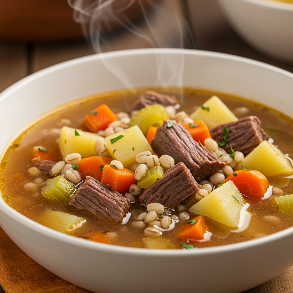 12. Beef and Barley Soup
