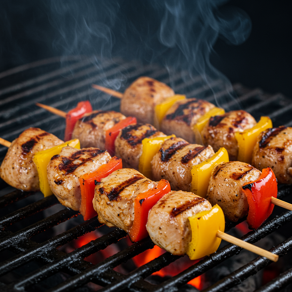 12. Brazilian-Style Chicken Kebabs