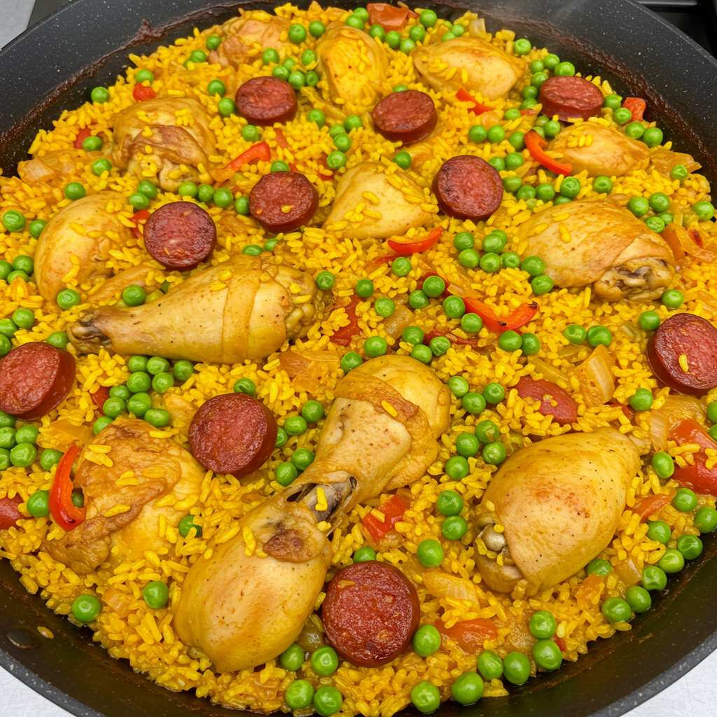 12. Chicken and Chorizo Paella