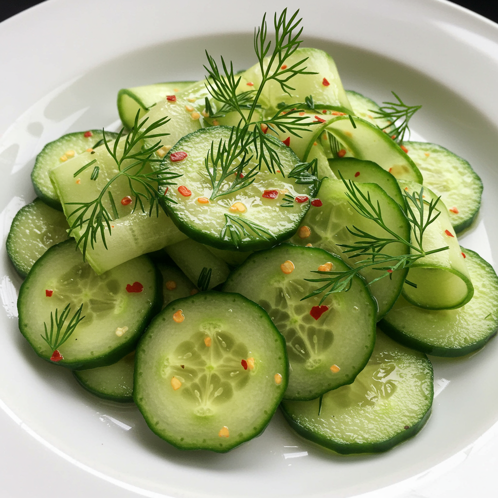 12. Fresh Cucumber Salad