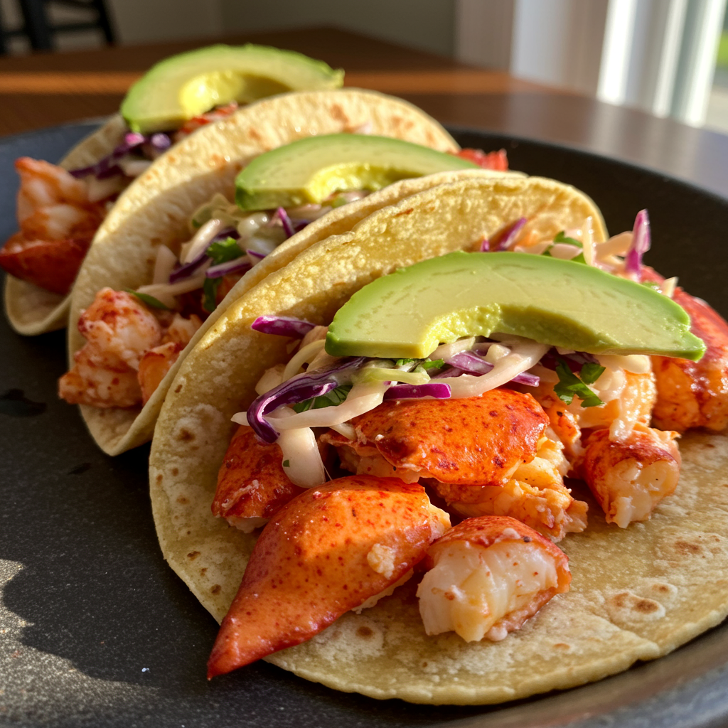 12. Grilled Lobster Tacos