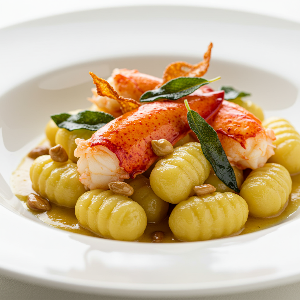 12. Lobster and Potato Gnocchi with Sage Butter
