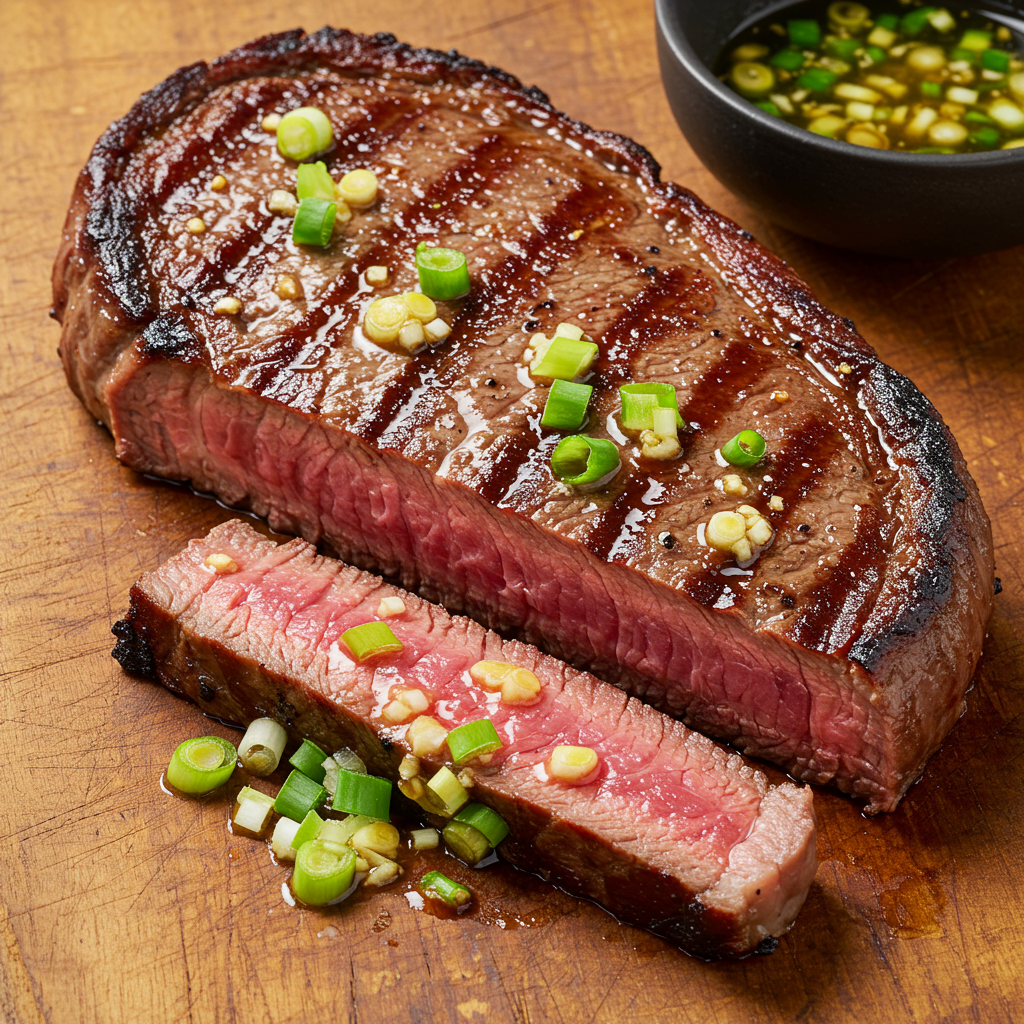 12. Ponzu-Marinated Steak