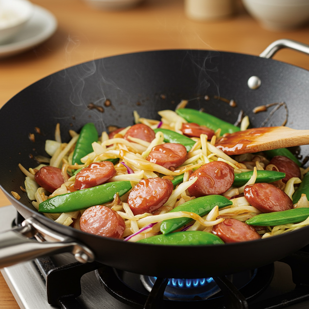 13. Asian-Inspired Kielbasa Stir-Fry