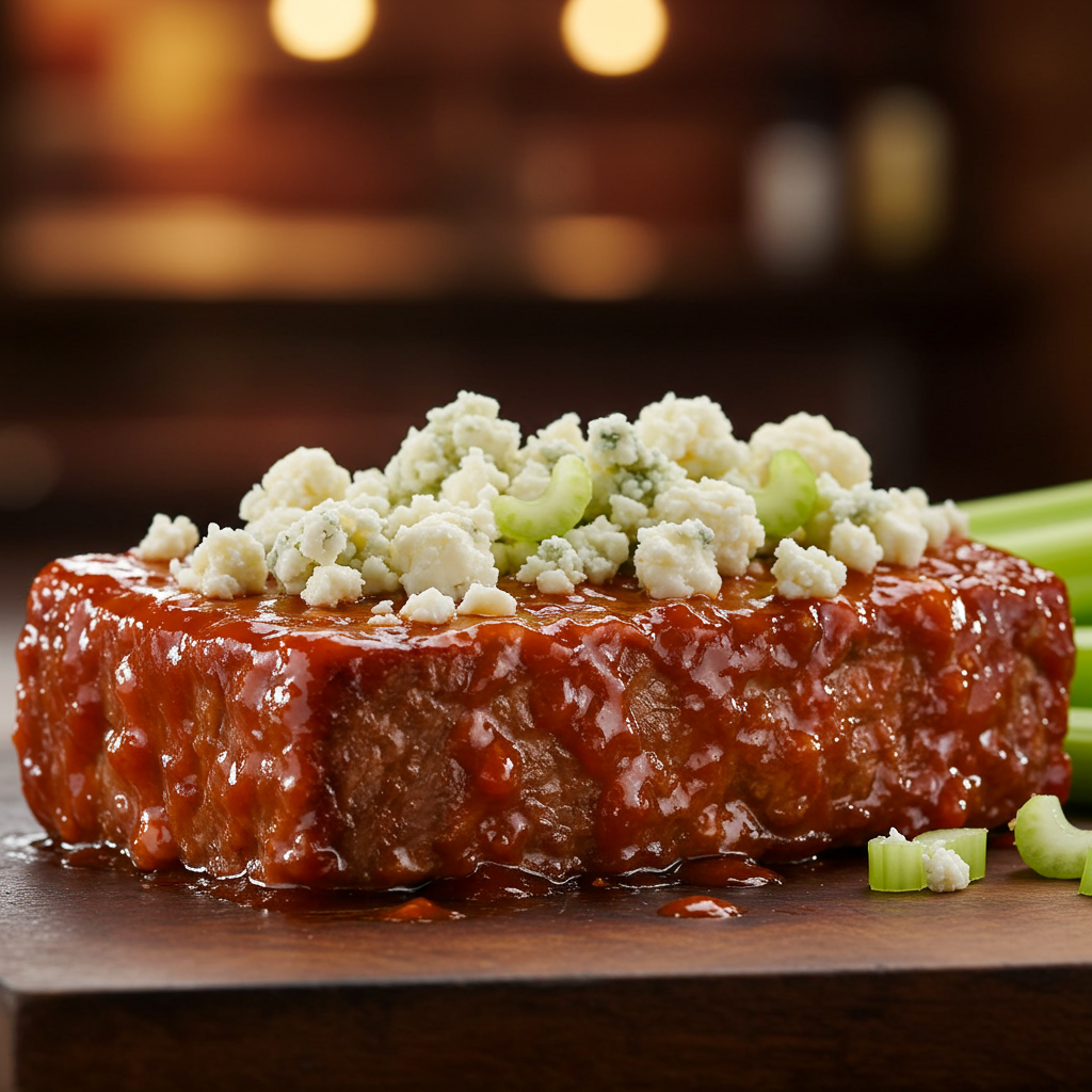 13. Buffalo Cube Steak with Blue Cheese