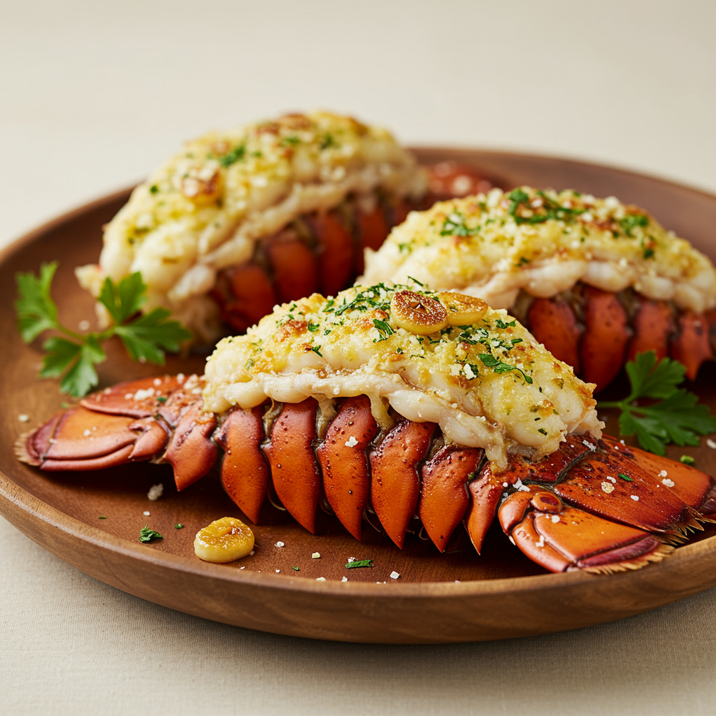 13. Garlic Parmesan Lobster Tails