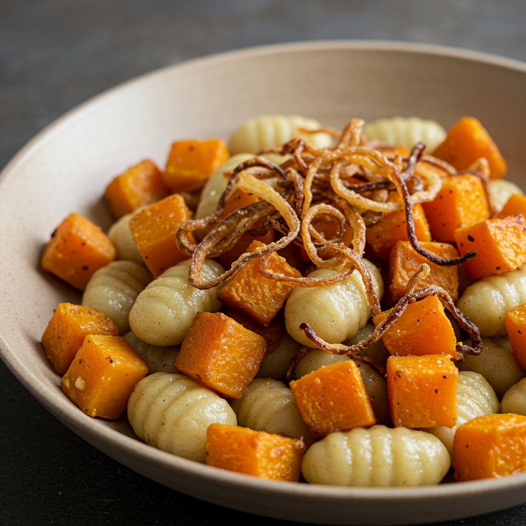 13. Gnocchi with Butternut Squash and Crispy Onions