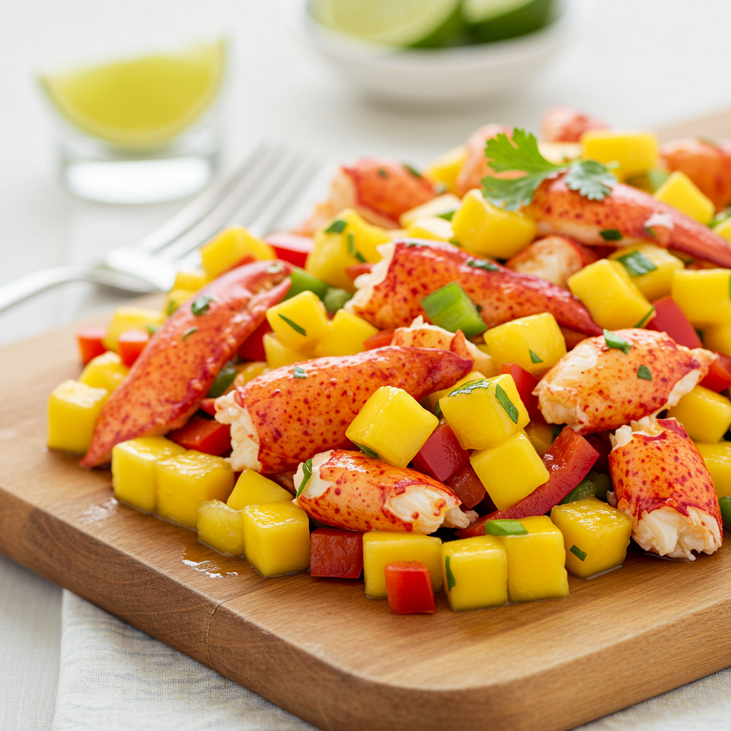 13. Lobster and Mango Salad