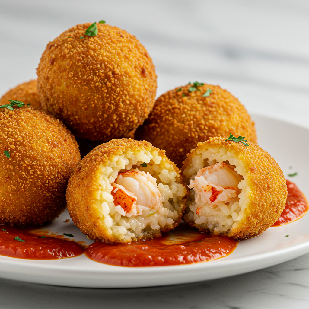 13. Lobster Arancini (Rice Balls)