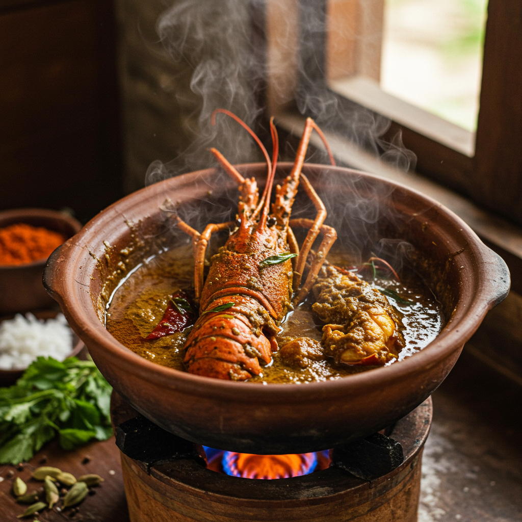 13. Lobster Xacuti (Goan Coconut Curry)