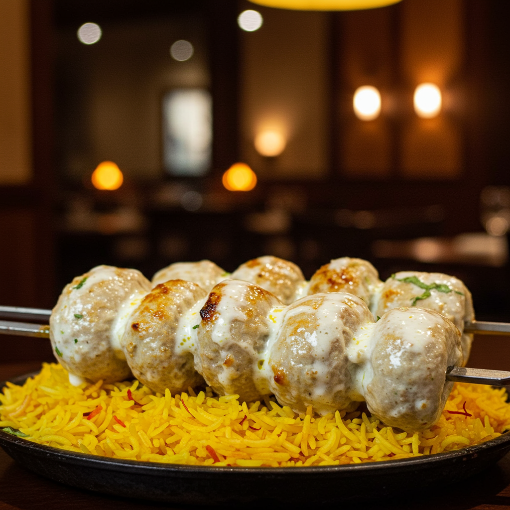 13. Mutton Malai Kebab – Creamy Indulgence
