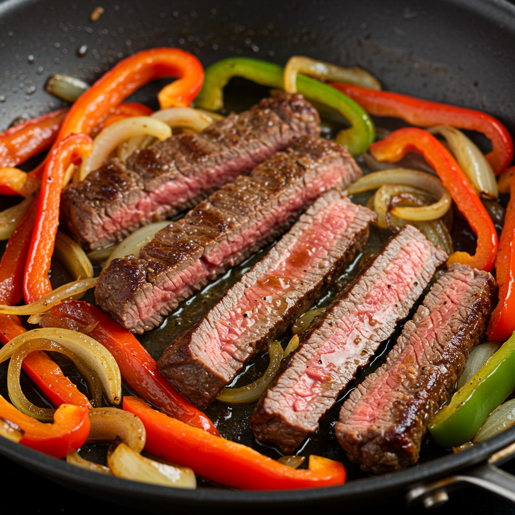 13. Steak and Pepper Skillet