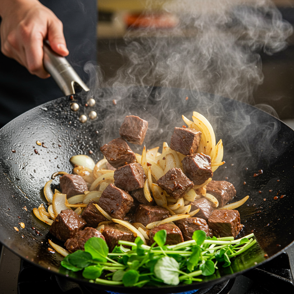 13. Vietnamese Shaking Beef (Bo Luc Lac)